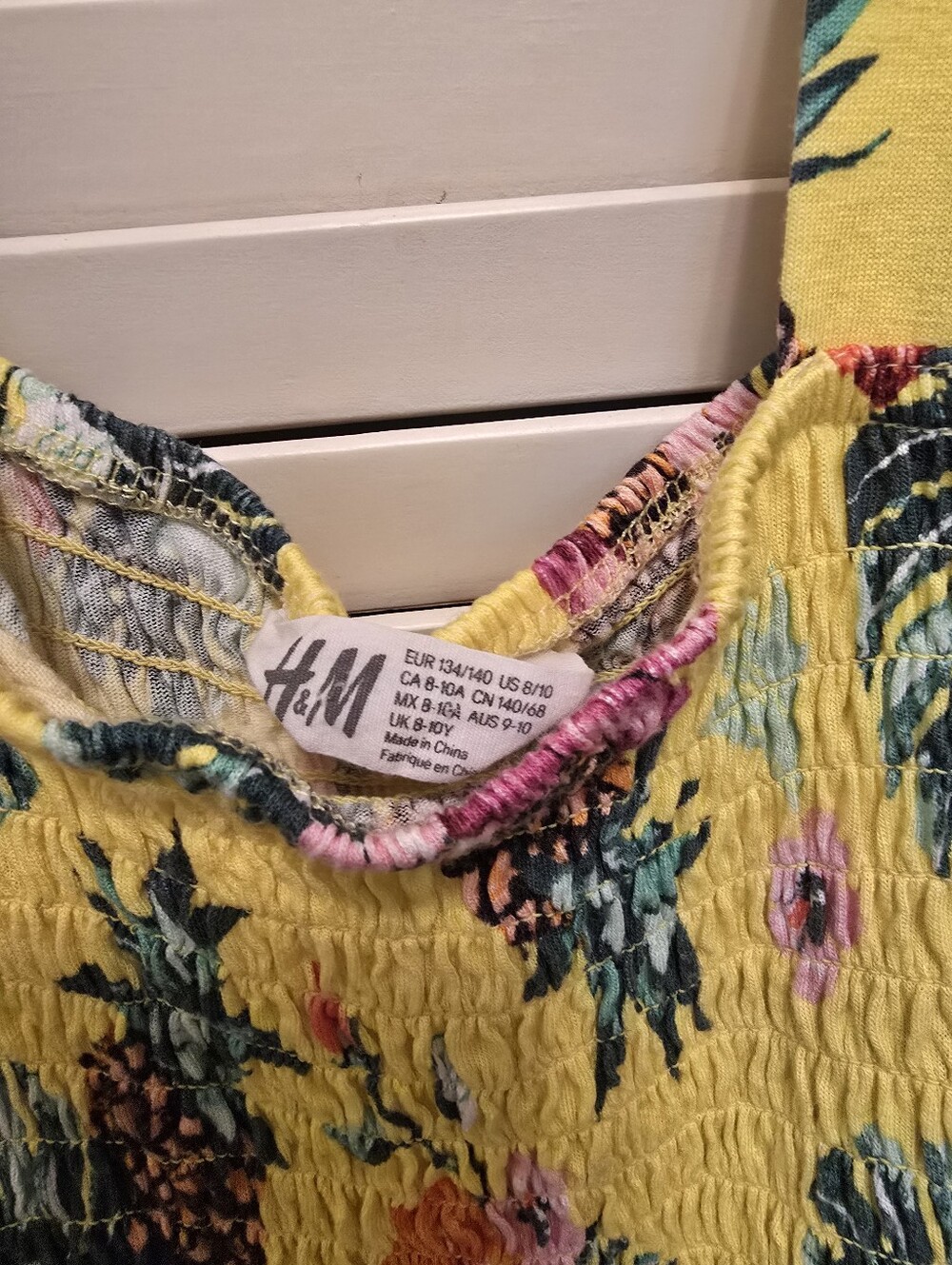 H&m Girls Yellow Romper - Picture 3 of 4